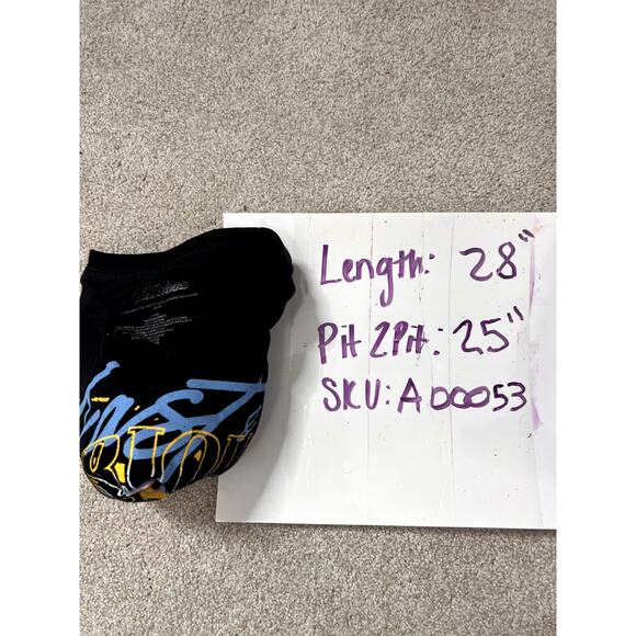 Fast and Furious XXXL T Shirt Black V Cut-out Neck Short Sleeve Y2K Vintage - Picture 8 of 8